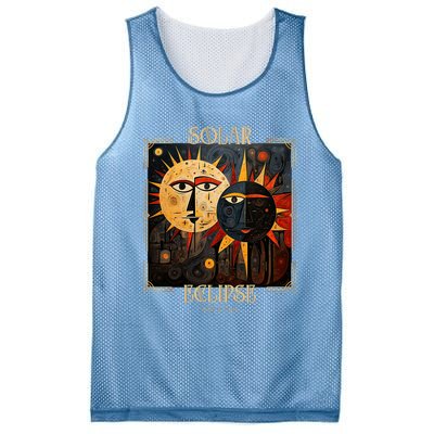 Art Solar Eclipse 2024 Sun Totality April 8th America Mesh Reversible Basketball Jersey Tank