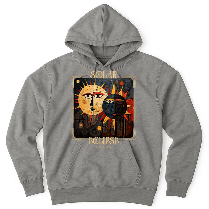 Art Solar Eclipse 2024 Sun Totality April 8th America Hoodie