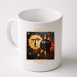 Art Solar Eclipse 2024 Sun Totality April 8th America Coffee Mug