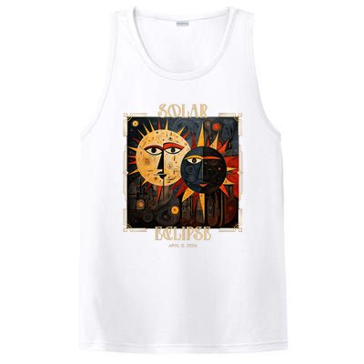 Art Solar Eclipse 2024 Sun Totality April 8th America PosiCharge Competitor Tank