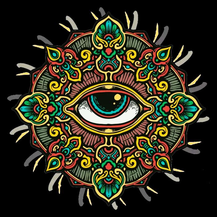 All Seeing Eye Flower Sustainable Bucket Hat