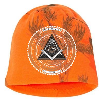 All Seeing Eye Emblem Kati - Camo Knit Beanie