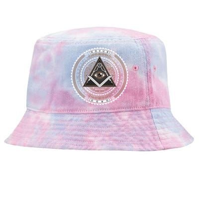 All Seeing Eye Emblem Tie-Dyed Bucket Hat