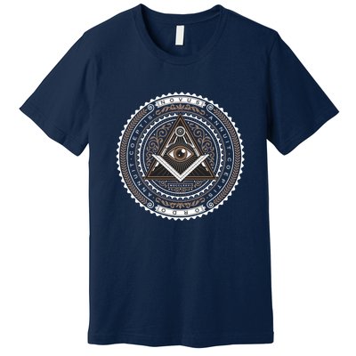 All Seeing Eye Emblem Premium T-Shirt