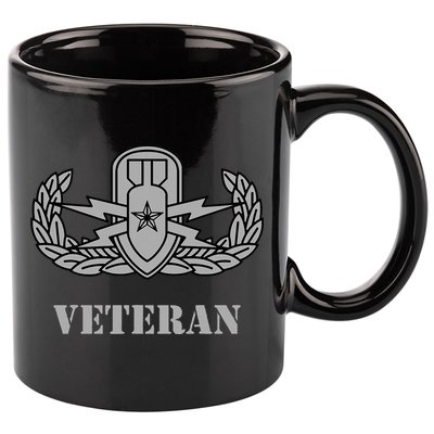 Army Senior Explosive Ordinance Disposal Badge Eod Veteran 11oz C Handle Ceramic Mug