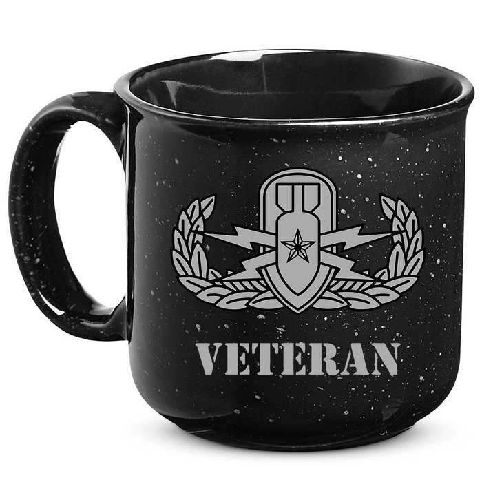 Army Senior Explosive Ordinance Disposal Badge Eod Veteran 15oz Campfire Ceramic Mug