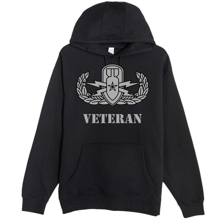 Army Senior Explosive Ordinance Disposal Badge Eod Veteran Premium Pullover Hoodie