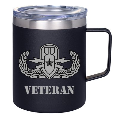 Army Senior Explosive Ordinance Disposal Badge Eod Veteran 12oz Stainless Steel Coffee Mug