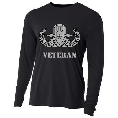 Army Senior Explosive Ordinance Disposal Badge Eod Veteran Cooling Performance Long Sleeve Crew