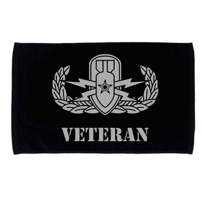 Army Senior Explosive Ordinance Disposal Badge Eod Veteran Microfiber Hand Towel