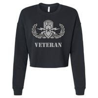 Army Senior Explosive Ordinance Disposal Badge Eod Veteran Cropped Pullover Crew
