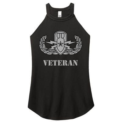 Army Senior Explosive Ordinance Disposal Badge Eod Veteran Women's Perfect Tri Rocker Tank