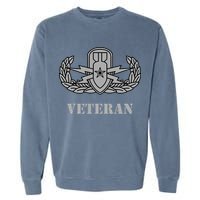 Army Senior Explosive Ordinance Disposal Badge Eod Veteran Garment-Dyed Sweatshirt