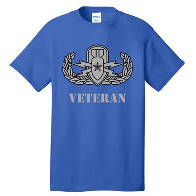 Army Senior Explosive Ordinance Disposal Badge Eod Veteran Tall T-Shirt