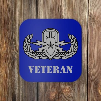 Army Senior Explosive Ordinance Disposal Badge Eod Veteran Coaster