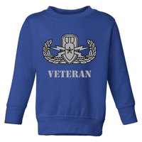 Army Senior Explosive Ordinance Disposal Badge Eod Veteran Toddler Sweatshirt
