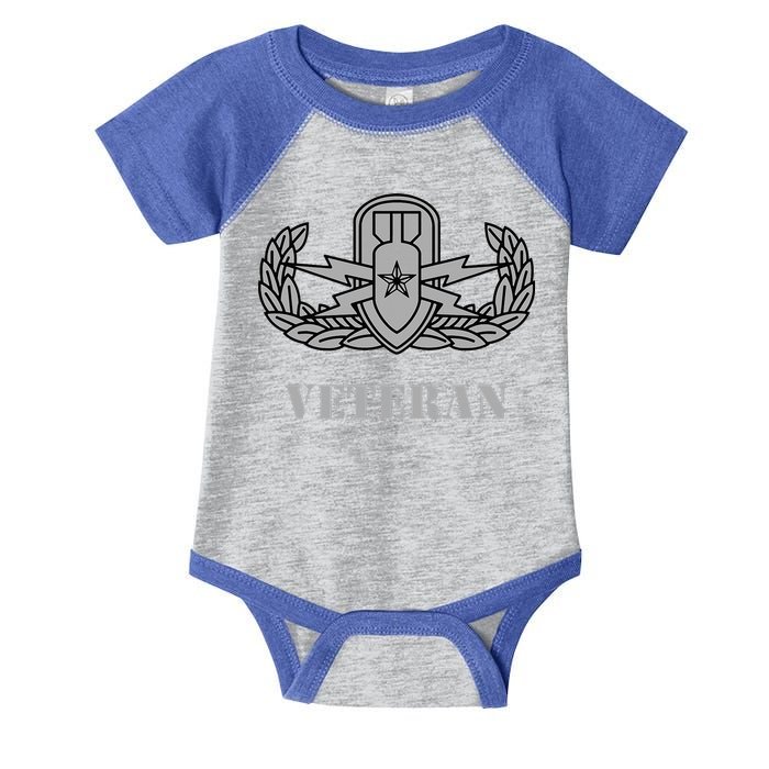 Army Senior Explosive Ordinance Disposal Badge Eod Veteran Infant Baby Jersey Bodysuit