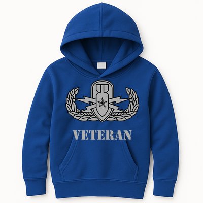 Army Senior Explosive Ordinance Disposal Badge Eod Veteran Kids Hoodie