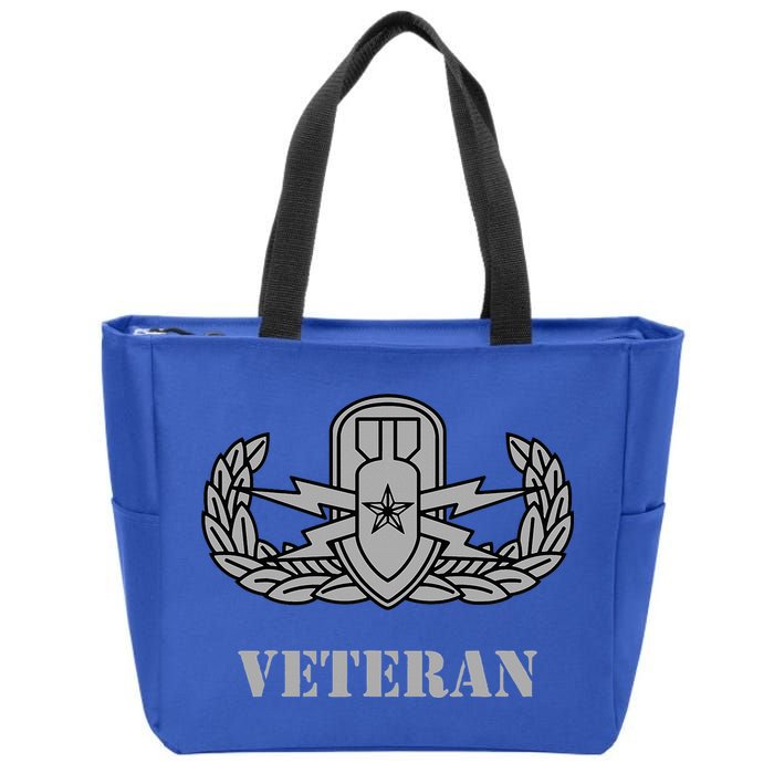 Army Senior Explosive Ordinance Disposal Badge Eod Veteran Zip Tote Bag
