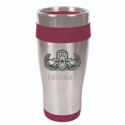 Army Senior Explosive Ordinance Disposal Badge Eod Veteran 16oz Travel Tumbler