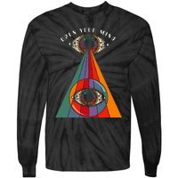 All Seeing Eye Open Your Mind Evil Eye Retro 60s 70s Tie-Dye Long Sleeve Shirt