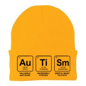 Autism Strong Element Awareness Knit Cap Winter Beanie