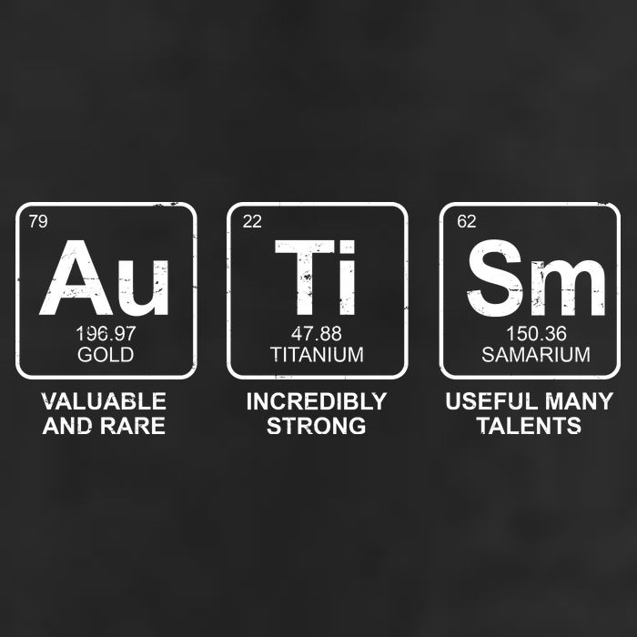 Autism Strong Element Awareness Garment-Dyed Heavyweight T-Shirt
