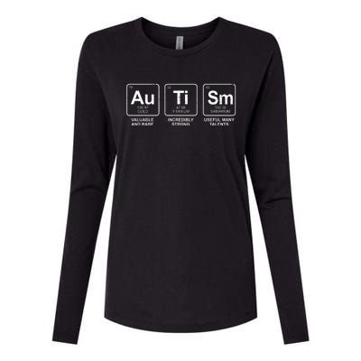 Autism Strong Element Awareness Womens Cotton Relaxed Long Sleeve T-Shirt