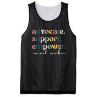 Advocate Support Empower Cute Social Worker Graduation Mesh Reversible Basketball Jersey Tank