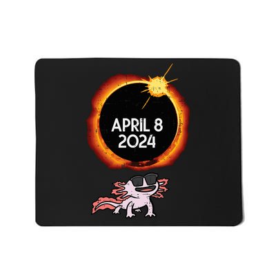 Axolotl Solar Eclipse 2024 Totality April 8 Mousepad
