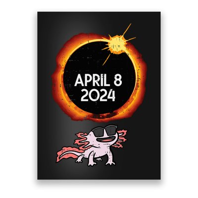 Axolotl Solar Eclipse 2024 Totality April 8 Poster