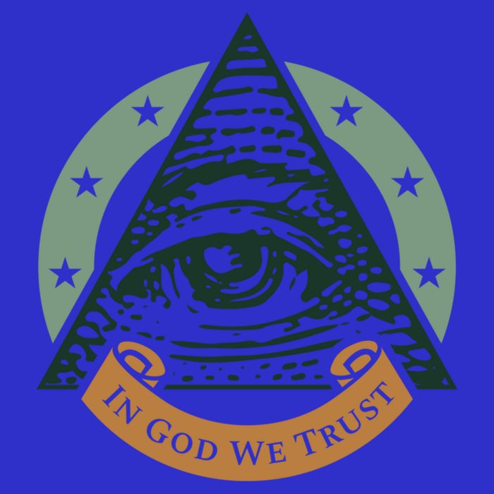 All Seeing Eye Providence In God We Trust Gift Tall T-Shirt