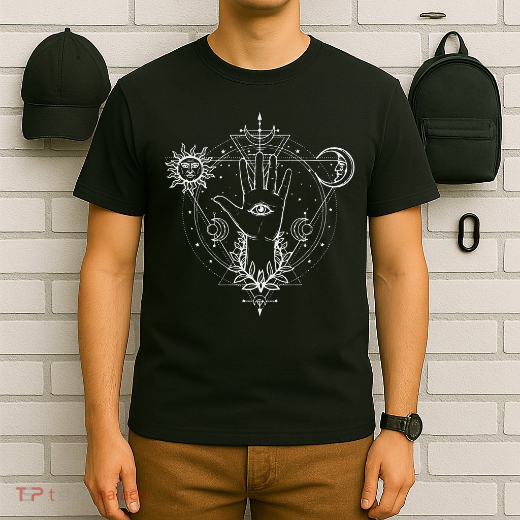 All Seeing Eye Mystic Blackcraft Clothing Gift T-Shirt