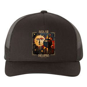 Art Solar Eclipse 2024 Sun Totality April 8th America Yupoong Adult 5-Panel Trucker Hat