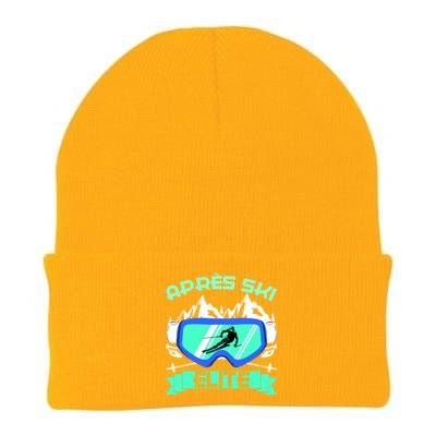 Apres Ski Elite Skiing Snowboarding Skiing Gift Knit Cap Winter Beanie