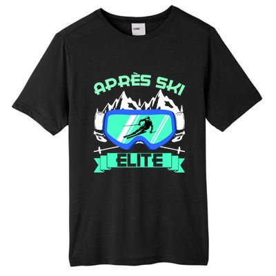 Apres Ski Elite Skiing Snowboarding Skiing Gift Tall Fusion ChromaSoft Performance T-Shirt