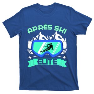 Apres Ski Elite Skiing Snowboarding Skiing Gift T-Shirt