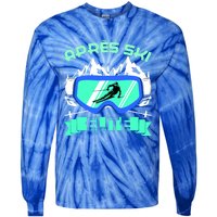 Apres Ski Elite Skiing Snowboarding Skiing Gift Tie-Dye Long Sleeve Shirt