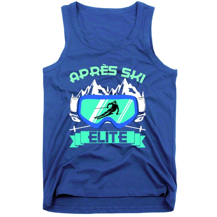 Apres Ski Elite Skiing Snowboarding Skiing Gift Tank Top