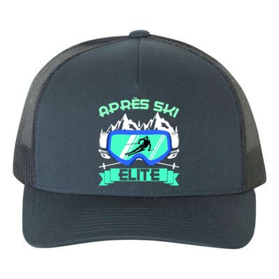 Apres Ski Elite Skiing Snowboarding Skiing Gift Yupoong Adult 5-Panel Trucker Hat