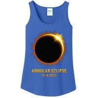 Annular Solar Eclipse 10.14.23 America Annularity Celestial Ladies Essential Tank