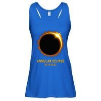 Annular Solar Eclipse 10.14.23 America Annularity Celestial Ladies Essential Flowy Tank