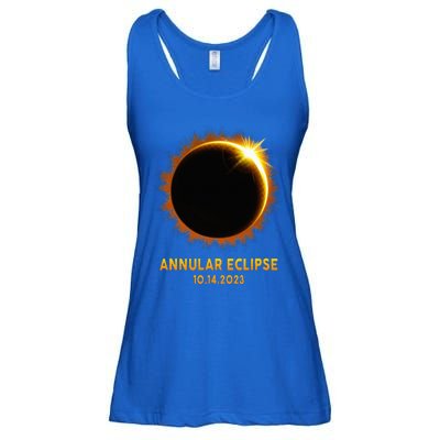 Annular Solar Eclipse 10.14.23 America Annularity Celestial Ladies Essential Flowy Tank