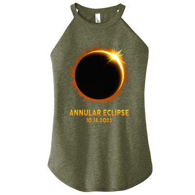 Annular Solar Eclipse 10.14.23 America Annularity Celestial Women's Perfect Tri Rocker Tank