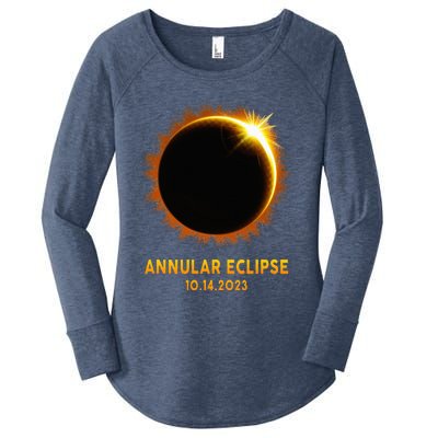 Annular Solar Eclipse 10.14.23 America Annularity Celestial Women's Perfect Tri Tunic Long Sleeve Shirt