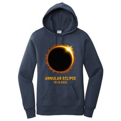 Annular Solar Eclipse 10.14.23 America Annularity Celestial Women's Pullover Hoodie