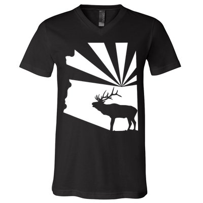 Arizona State Elk Hunting V-Neck T-Shirt