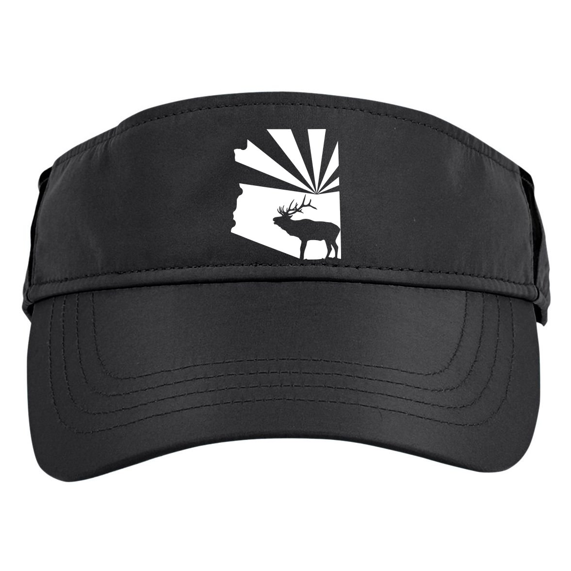 Arizona State Elk Hunting Adult Drive Performance Visor