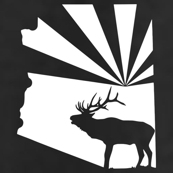 Arizona State Elk Hunting Adult Drive Performance Visor