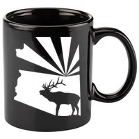 Arizona State Elk Hunting 11oz C Handle Ceramic Mug